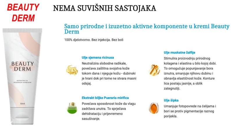 Beauty Derm Krema za Lice Protiv Bora