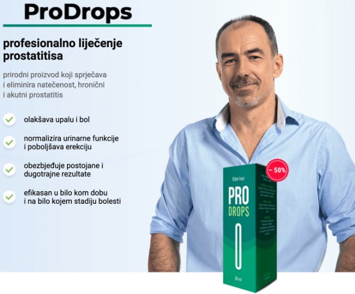 ProDrops Biljne Kapi za Prostatu