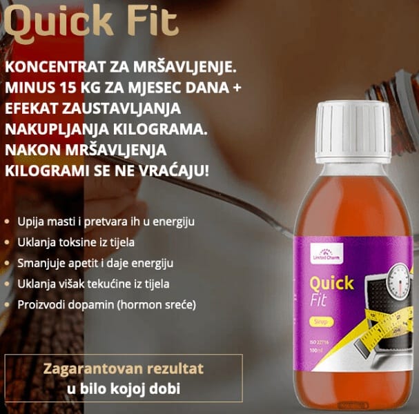 QuickFit Sirup za Mršavljenje